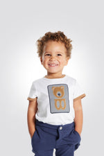 חולצת טריקו לתינוקות בצבע לבן - MASHBIR//365