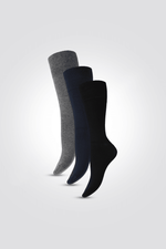 IOMI - 3 גרבי סוכרת לגברים שחור/נייבי/אפור 39-45 - MASHBIR//365