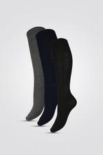 IOMI - 3 גרבי סוכרת לגברים שחור/נייבי/אפור 46-50 - MASHBIR//365