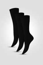 IOMI - 3 גרבי סוכרת לנשים בצבע שחור - MASHBIR//365