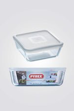 כלי איכסון מרובע + מכסה 0.85 ליטר לבן - MASHBIR//365