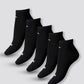 DIADORA - 5 זוגות גרביים אורך קצר 35-41 שחור/לבן - MASHBIR//365 - 1