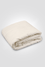 שמיכת פליז סרוגה 150/200 בצבע לבן - MASHBIR//365