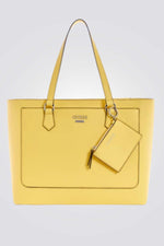 תיק נשיאה עם לוגו בצבע צהוב - MASHBIR//365