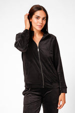 ג'קט קטיפתי שחור - MASHBIR//365