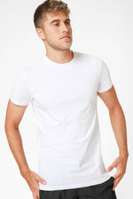 טישירט לבנה צווארון עגול - MASHBIR//365