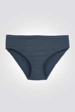 תחתוני היפסטר ריב SEAMLESS בצבע כחול כהה - MASHBIR//365