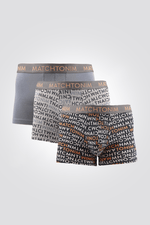 שלישיית בוקסרים קצרים MACHTONIM LOGO - MASHBIR//365