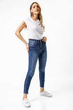 מכנס ג'ינס SKINNY כחול - MASHBIR//365