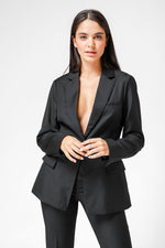 ג'קט קלאסי בצבע שחור - MASHBIR//365