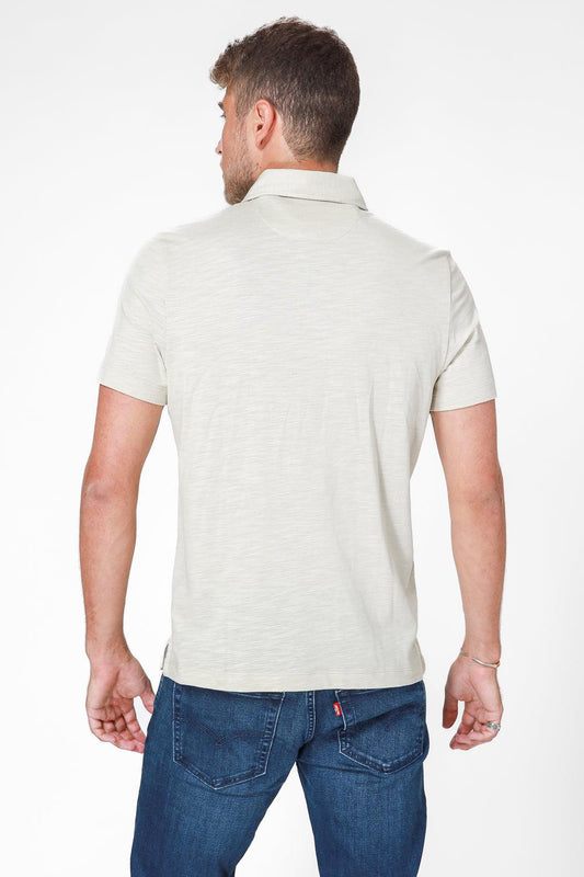 חולצת פולו בצבע בז' ירקרק - MASHBIR//365
