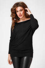 סריג עטלף בצבע שחור - MASHBIR//365