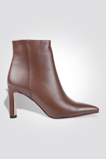 מגפוני עקב לנשים בצבע חום - MASHBIR//365