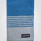 צעיף פסים בצבע אפור כחול - MASHBIR//365 - 2