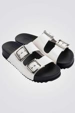 כפכפים לנשים PARTNER בצבע לבן - MASHBIR//365