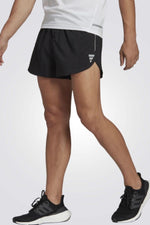 מכנסיים קצרים לגבר OTR SPLIT SHORT בצבע שחור - MASHBIR//365