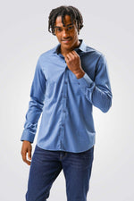 מכופתרת BAMBOO LY תכלת - MASHBIR//365