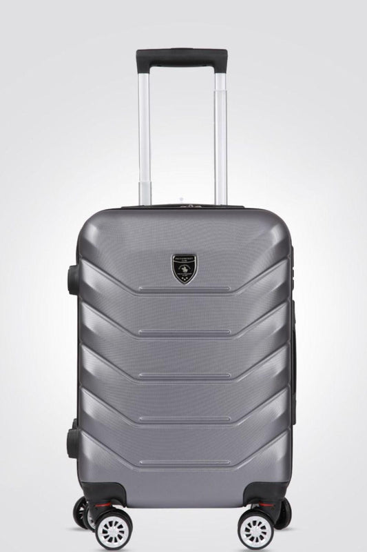 מזוודה קשיחה גדולה 28" דגם 1701 בצבע כסוף כהה - MASHBIR//365