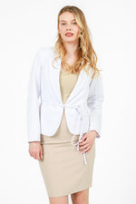 ג'קט מחוייט עם קשירה אחורית | קנת קול