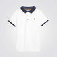 חולצת פולו פיקה לבנה בנים - MASHBIR//365 - 2