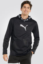 קפוצ'ון PWRFLEECE בצבע שחור - MASHBIR//365