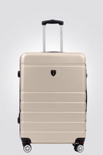 מזוודה קשיחה גדולה 28" דגם 1807 בצבע שמפנייה - MASHBIR//365