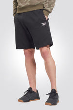 מכנסיים קצרים Identity Fleece בצבע שחור - MASHBIR//365