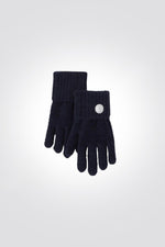 כפפות מבד סריג בצבע נייבי לילדות - MASHBIR//365