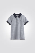 חולצת פולו כחול ג'ינס ילדים - MASHBIR//365