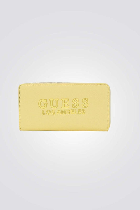 GUESS - ארנק קטן בצבע חמאה - MASHBIR//365