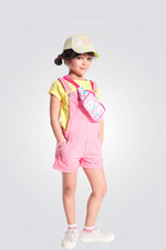 OKAIDI - אוברול קנבס לילדות בצבע ורוד - MASHBIR//365