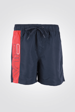 FILA - בגד ים לגבר בצבע כחול ואדום - MASHBIR//365