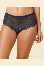 ETAM - בוקסרון תחרה FLEXI LACE נייבי - MASHBIR//365