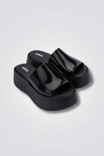 MELISSA - כפכפי פלטפורמה BECKY שחור - MASHBIR//365