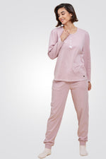 TEHABAD - פיג'מה לנשים בצבע ורוד - MASHBIR//365