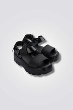 סנדלי פלטפורמה KICK OFF שחור - MASHBIR//365