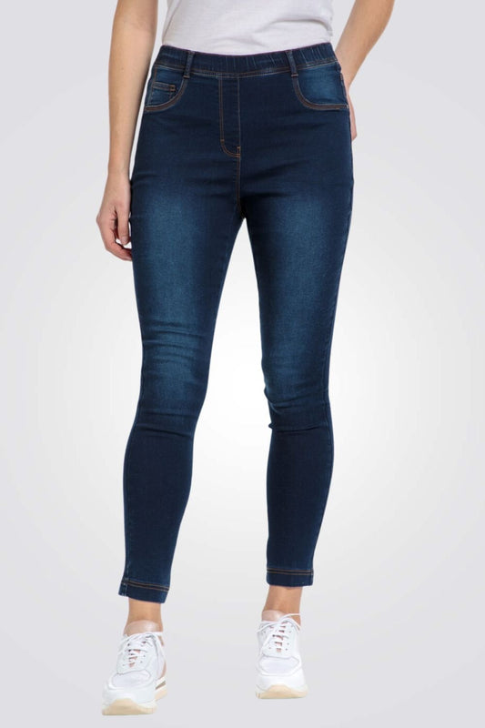 PUNT ROMA - ג'ינס גזרה גבוהה בצבע כחול - MASHBIR//365