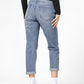 KENNETH COLE - ג'ינס מותן נמוכה בצבע כחול בהיר - MASHBIR//365 - 5