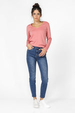 KENNETH COLE - ג'ינס סקיני בצבע כחול - MASHBIR//365