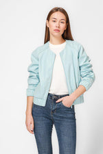 KENNETH COLE - ג'קט בומבר בצבע תכלת - MASHBIR//365