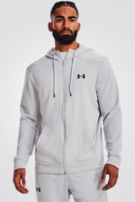 UNDER ARMOUR - ג'קט Fleece FZ Hoodi בצבע אפור - MASHBIR//365