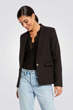 MORGAN - ג'קט מחוייט בצבע שחור - MASHBIR//365