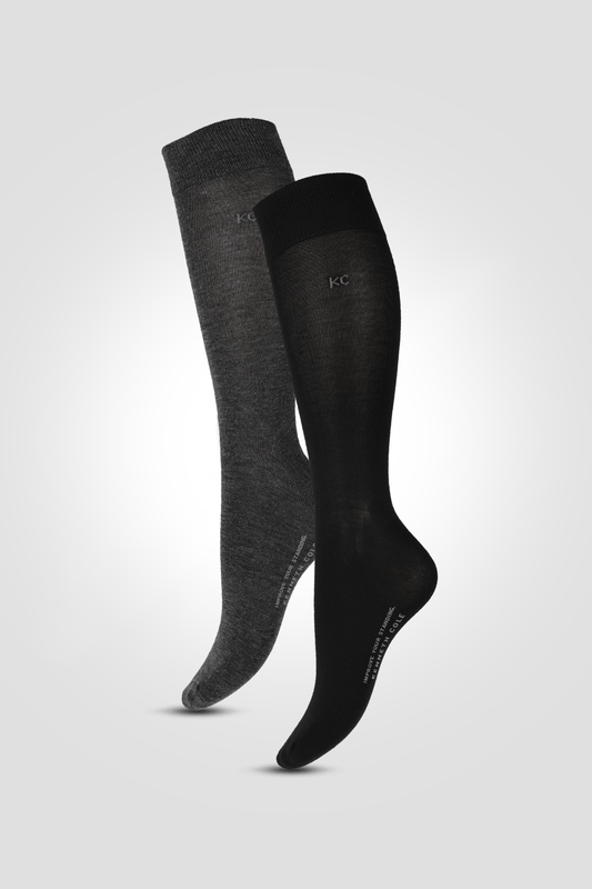 KENNETH COLE - גרביים מודאל לגברים בצבע שחור ואפור - MASHBIR//365
