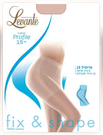 Levante - גרביון קיץ מחטב 15 דנייר PROFILE - שחור - MASHBIR//365