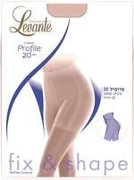 Levante - גרביון מחטב PROFILE 20 דנייר - שחור - MASHBIR//365