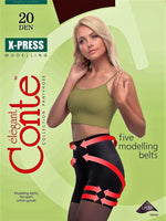 Conte - גרביון מחטב X-PRESS 20 דנייר - ברונזה - MASHBIR//365