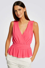 MORGAN - גופייה עם פרטי שרשרת בצבע ורוד - MASHBIR//365