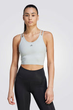 ADIDAS - גופיית אימון HIIT HEAT.RDY בצבע בז' - MASHBIR//365