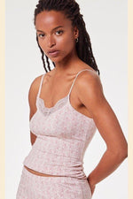 ETAM - גופיית פיג'מה ANOUK הדפס פרחוני ורוד - MASHBIR//365