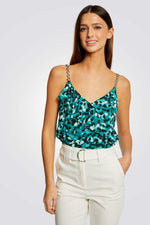 MORGAN - גופיית הדפס בגוון ירוק - MASHBIR//365